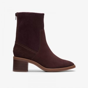 Clarks Lileigh Holly Ciemny Brązowe | CLKS-85583