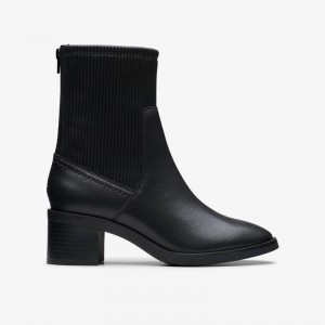 Clarks Lileigh Holly Czarne | CLKS-85584