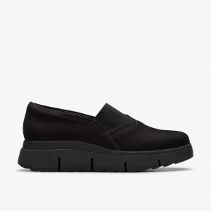 Clarks Loriini West Czarne | CLKS-84779