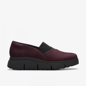 Clarks Loriini West Fioletowe | CLKS-84781