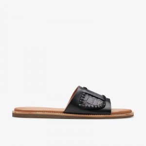 Clarks MARITIME MULE Czarne | CLKS-84970
