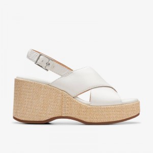 Clarks Manon Wish Białe | CLKS-85124