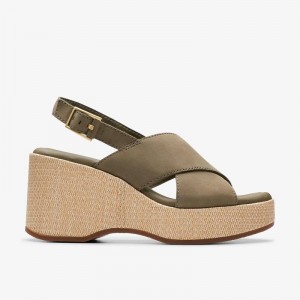 Clarks Manon Wish Oliwkowe | CLKS-85125