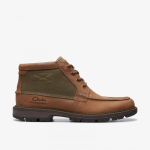 Clarks Maplewalk Moc Brązowe | CLKS-84528