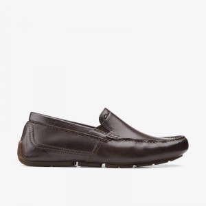 Clarks Markman Plain Ciemny Brązowe | CLKS-84461