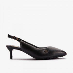 Clarks Martine Rose Womens Sling 1 Czarne | CLKS-85108
