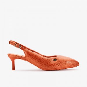 Clarks Martine Rose Womens Sling 1 Pomarańczowe | CLKS-85267