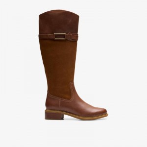 Clarks Maye Carly Brązowe | CLKS-85533