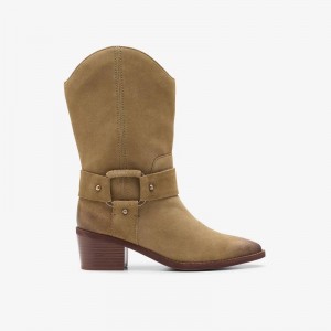 Clarks Morzine Rise Ciemny Brązowe | CLKS-85564
