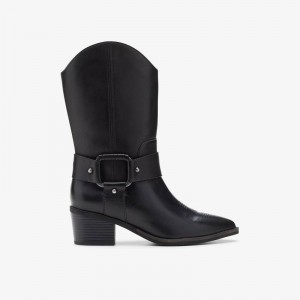 Clarks Morzine Rise Czarne | CLKS-85565