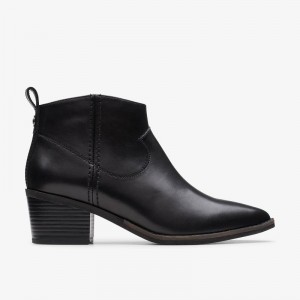 Clarks Morzine Sky Czarne | CLKS-85560