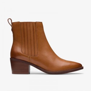 Clarks Morzine Top Brązowe | CLKS-85518