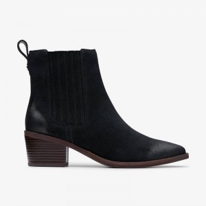 Clarks Morzine Top Czarne | CLKS-85521