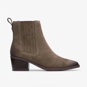 Clarks Morzine Top Szare | CLKS-85520
