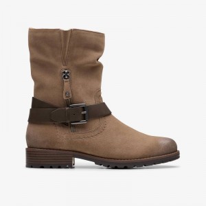 Clarks Nissini Pearl Brązowe | CLKS-85496