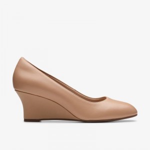 Clarks Olivette Pearl Beżowe | CLKS-84718