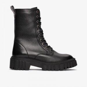 Clarks Page Lace Czarne | CLKS-85498