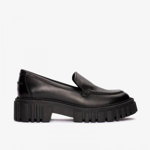 Clarks Page Loafer Czarne | CLKS-84845