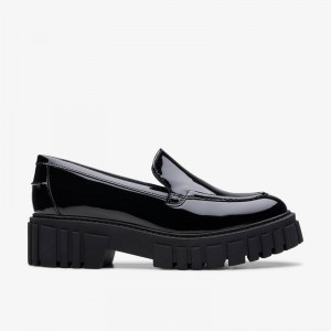 Clarks Page Loafer Czarne | CLKS-85411