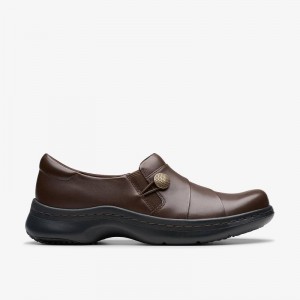 Clarks Pro Lux Ciemny Brązowe | CLKS-84883