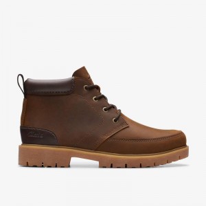 Clarks Rossdale Mid Brązowe | CLKS-84553