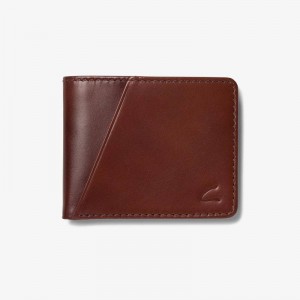 Clarks Shine Passcase Wallet Brązowe | CLKS-84162