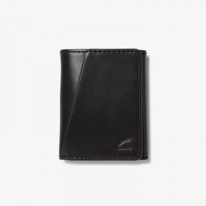 Clarks Shine Trifold Wallet Czarne | CLKS-84164