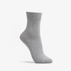 Clarks Solid Dress Crew Sock Szare | CLKS-84630