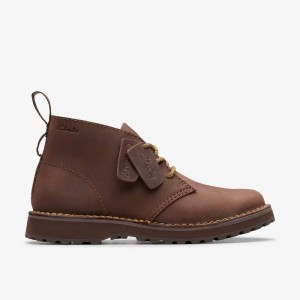 Clarks Solsbury Desert Boot Ciemny Brązowe | CLKS-84563