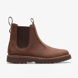 Clarks Solsbury Easy Ciemny Brązowe | CLKS-84532