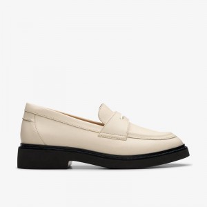 Clarks Splend Edge Kremowe | CLKS-84833