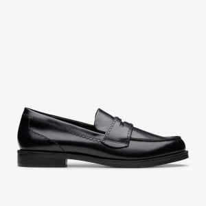 Clarks Straven Edge Czarne | CLKS-84876