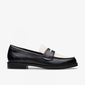 Clarks Straven Edge Czarne | CLKS-84877