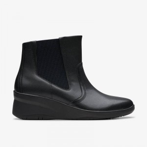 Clarks Suttyn Rae Czarne | CLKS-85503