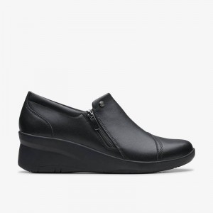 Clarks Suttyn Zip Czarne | CLKS-84725