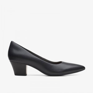 Clarks Teresa Step Czarne | CLKS-85085