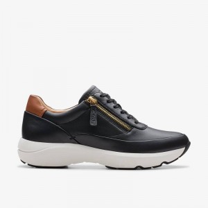 Clarks Tivoli Zip Czarne | CLKS-85155