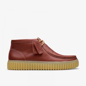 Clarks Torhill Hi Brązowe | CLKS-84575