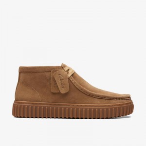 Clarks Torhill Hi Ciemny Brązowe | CLKS-84577