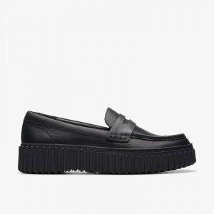 Clarks Torhill Penny Czarne | CLKS-84680