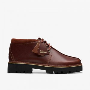 Clarks Trek Hike Brązowe | CLKS-84593