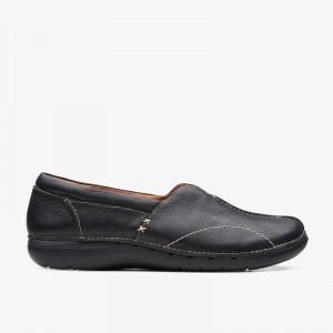Clarks Un Loop Stride Czarne | CLKS-84774