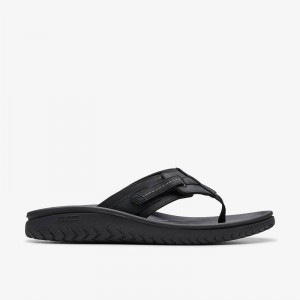Clarks WESLEY SUN Czarne | CLKS-84213