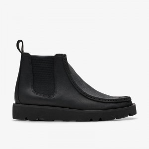 Clarks Walla Chelsea Czarne | CLKS-85611