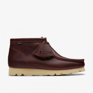 Clarks Wallabee Boot Gore-Tex Brązowe | CLKS-84612