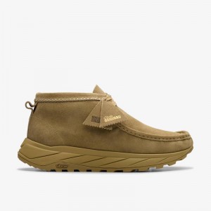 Clarks Wallabee Eden Ciemny Brązowe | CLKS-84254