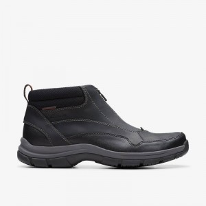 Clarks Walpath Zip Czarne | CLKS-84548