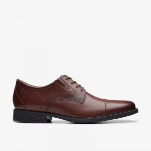 Clarks Whiddon Cap Brązowe | CLKS-84336