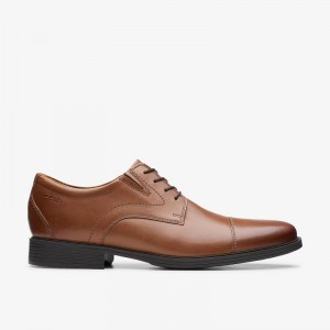 Clarks Whiddon Cap Ciemny Brązowe | CLKS-84335