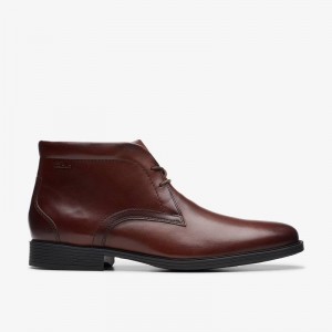 Clarks Whiddon Mid Brązowe | CLKS-84579